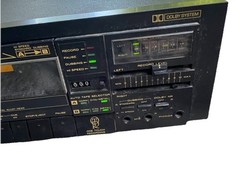 Marantz SD255 Dual Cassette Deck Dolby NR Tested Working Vintage Black Japan