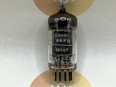 1x Brimar CV491 B329 Long Plates Square Getter – Rochester, GB 1956 – Tests NOS