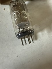 Lot Of 5: RCA (2) GE (1) Radiocoin (2) 3S4 Electronic Vacuum Tube Tu10 T13 T21
