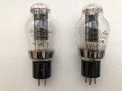 2 X Gold Aero SILVER SERIES 300B Vacuum Tubes ( TEST )