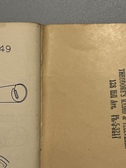 c.1948 Dial Cord Stringing Guide by Howard W Sams DC-1 Radio Repair