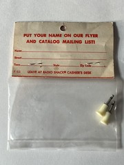 Vintage Radio Shack Subminiature Phone Plugs (2) 274-291 Tandy Archer🔥NEW NOS💥
