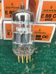 matched pair NOS/NIB Siemens E88CC/6922 Gold Pin Made in Germany