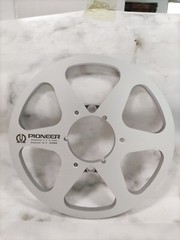 2X Standard 10.5″ PIONEER Gold 1/4″ Empty Tape Reels For R2R Tape Recorders