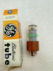 NOS NIB GE 6V6GTY Brown Base Tube
