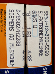 One Pair of EF95 5654 6AK5W CV4010 5654 Siemens NOS NIB Siemens Halske Germany
