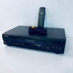 PANASONIC VCR VHS Player w/Remote Control & AV Cord PV-V4611 *Tested/Working*