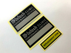McINTOSH MC240 AMPLIFIER TRANSFORMERS DECAL LABEL STICKER SET – New Repro