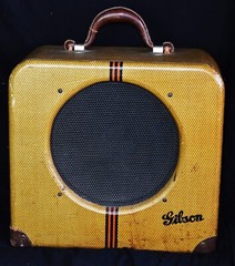 VINTAGE GIBSON EH-150 AMPLIFIER CIRCA 1941-1942 AEROPLANE TWEED COVERING