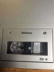 Sony SL-2000 Betamax Beta VCR Set + AC-220 + Case, Cables, Manual TESTED VTG