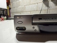 Sanyo VWM-280 VHS/VCR Player Untested No Power Cable