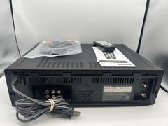 Sony SLV-685HF VHS Player Recorder Black Hi-Fi Universal Remote Cables Tested