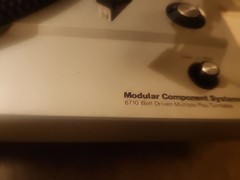 MCS Series Turntable (Modular Component Systems) Model 6710 Belt Drive. Technic