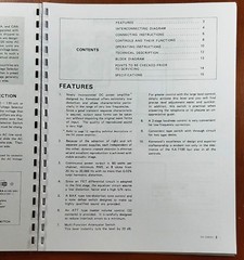 Kenwood KA-7100 Integrated Amplifier Owners Manual