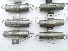 12x 1.0uF 100V SPRAGUE 96P10501S13 PIO CAPACITOR – Hermetically Glass Sealed