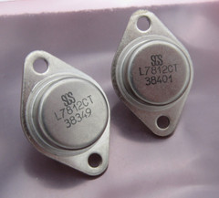 ( 2 PCS ) L7812CT SGS 12V 1.5A Linear Voltage Regulator TO-3 — NOS