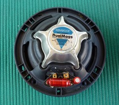Vintage Kenwood Advanced Lightweight DualMags Speakers Peak Power 180 Watts