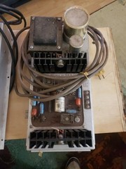 Pair Of Rogers S-100 And S-100A transistor amplifier mono from old organ