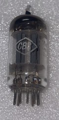 CBS 7025 (12AX7 ECC83) Long Plate D Getter VACUUM TUBE TV7 TESTED STRONG