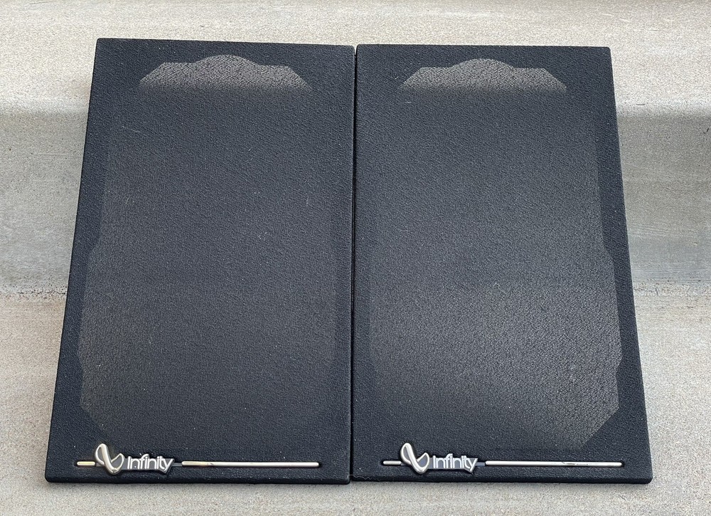 Excellent Pair (2) Infinity RS225 RS Speaker Cloth Grilles