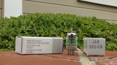 6AK5 5654W x2 NOS/NIB GE Mil Spec Pentode Tubes-Tested-1988-Free Shipping in US