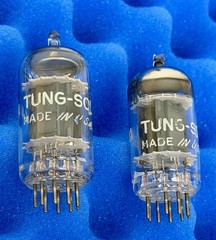 Two Tung Sol 5814A Tubes / 1959 / NOS IN BOX / Amplitrex Tested 💪 /12AU7 ECC82