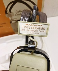 Vintage Archer Radio Shack Tandy 5 Transistor AM Headphone Radio 12-191A