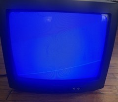 Vintage Sharp 13″ Retro Gaming Color TV 13N-M100B Front AV Tested Working 120 V