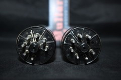 2 SUPER MATCHED Pair Vintage xf2 Mullard EL34 6CA7 Amplitrex TEST STRONG 105%+