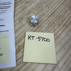 Kenwood KA-5700 Amplifier Parts – Balance Input Selector Knob Dial