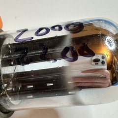 CBS Hytron 6SN7GTB Vacuum Tube Made in USA Tested 2000/2200