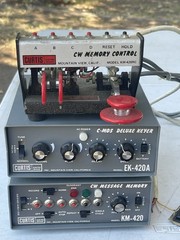 Curtis Electro Devices RARE BUNDLE KM-420 – EK-420 – KM-420 MORSE CODE SYSTEM