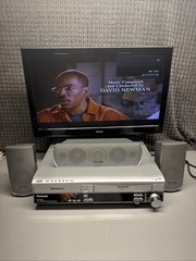PANASONIC SA-HT830V 4 Head Hi-Fi 5 DVD VHS Combo VCR Works With Remote & Speaker