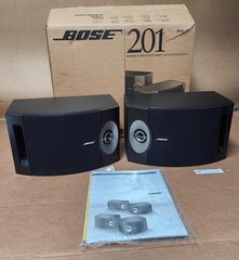 MINT IN BOX BOSE 201 SERIES V HOME AUDIO SPEAKERS IN ORIGINAL BOX ! J