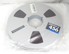 Ampex 456 1in x 10.5in Tape, Reel and Box – New Old Stock, Free Shipping