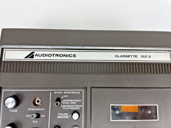 Audiotronics Classette 152 S Synchronized Tape Recorder Japan Tested and Working