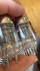 FENDER GROOVE TUBE SOVTEK 12AX7WC VINTAGE pair Tubes Excellent Strong