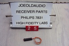 Philips 7831 Receiver Stereo LED & Socket. Tested. Parting Out Entire 7831