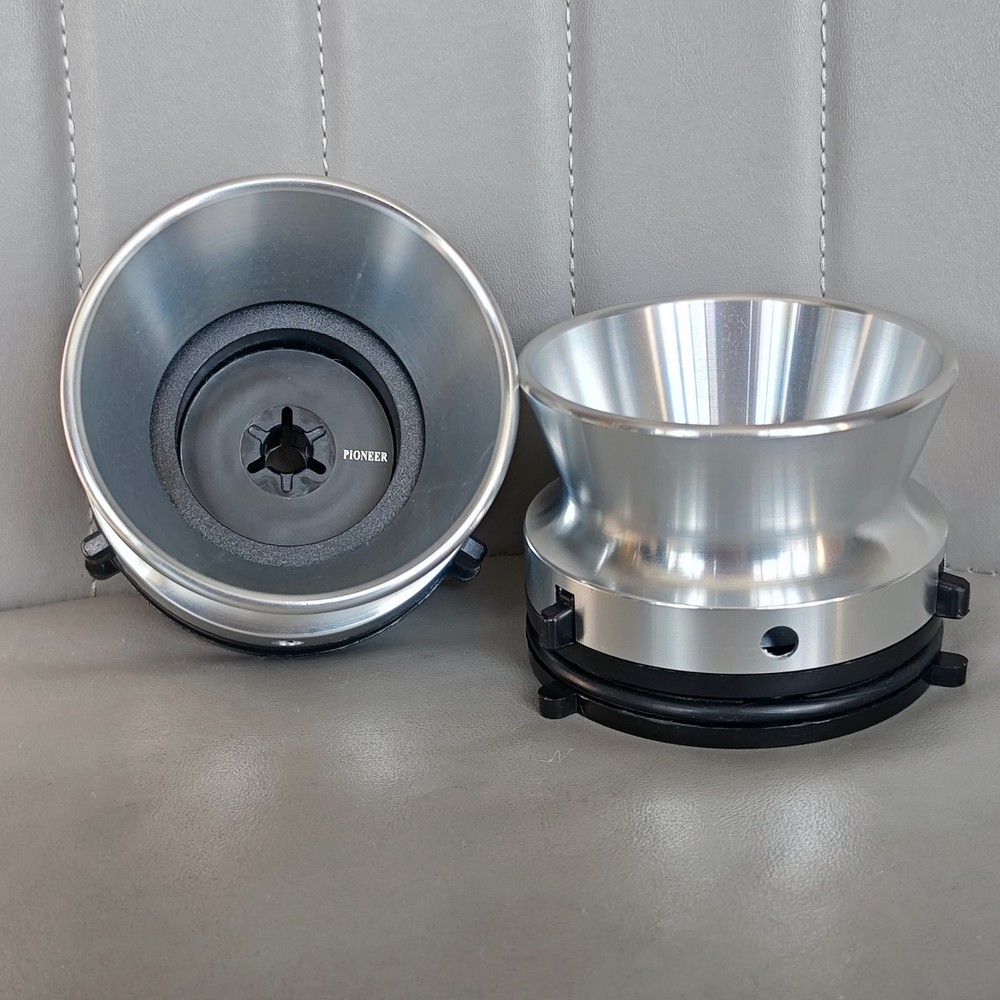 2X 10.5 1/4 Inch Silver NAB Hub Adapters For Pioneer Reel To Reel Tape Recorder