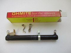 OHMITE VITREOUS ENAMELED RESISTOR 0778, 75 WATTS, 1000 OHMS,