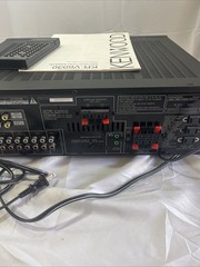 Vintage Kenwood KR-V6030 Stereo Receiver Tested Excellent W/ Remote & Manual
