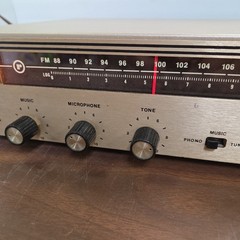 Raymer 840-35A Solid State FM Receiver/PA/MIC Mono Amp 35 Watts RMS VG Read