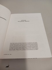 MOTOROLA CPU32 CENTRAL PROCESSOR UNIT M68300 Family Reference Manual REV. 1 1990