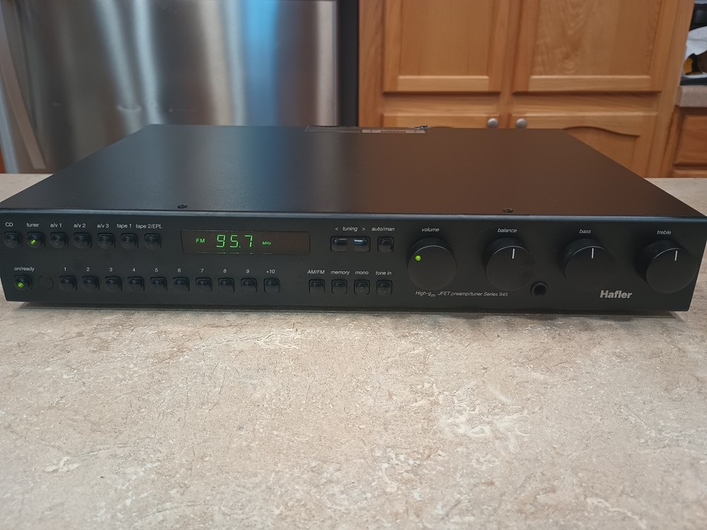 Hafler Series 945 Lateral Mosfet Stereo/Mono Block Pre Amp Tuner Preamplifier 91