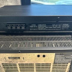 Vintage Scott Stereo Tuner T1210 & Graphic Equalizer A1110 TESTED working System