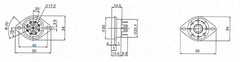 NEW 8-Pin Tube Socket Belton Micalex Chassis Mount