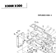 TEAC X-300R X-300 Reel-to-Reel Tape Deck OWNER’S MANUAL and SERVICE MANUAL