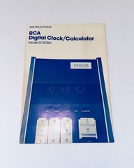 1973 RCA 3C3030 Plasma Display Calculator – New in Box Complete Mint Never Used