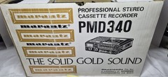 Marantz PMD340 Profesional Stereo Cassette Recorder Solid Gold Sound Works Read