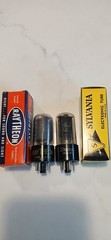 12W6GT Vintage tube (both) Raytheon and Emerson